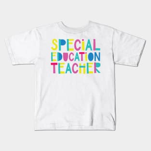 Special Education Teacher Gift Idea Cute Back to School Kids T-Shirt